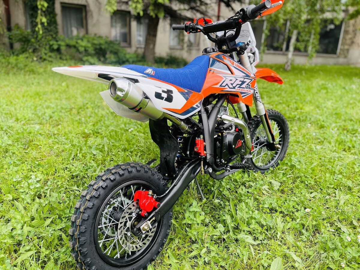 Pitbike Leramotors Jaguar 125ccm, kola 17/14, orange - 9