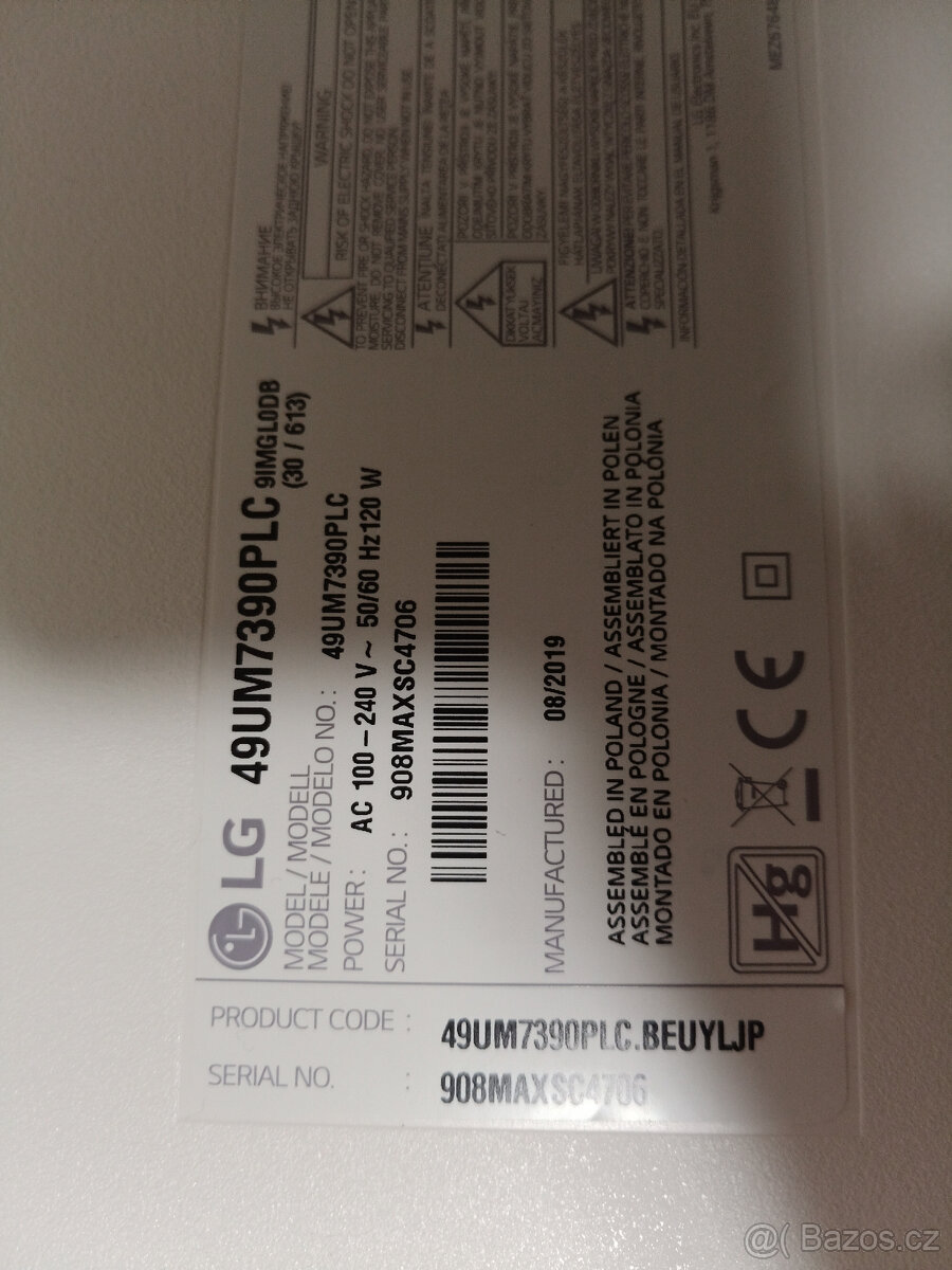 LG na mahradni dily 49um7390plc - 9