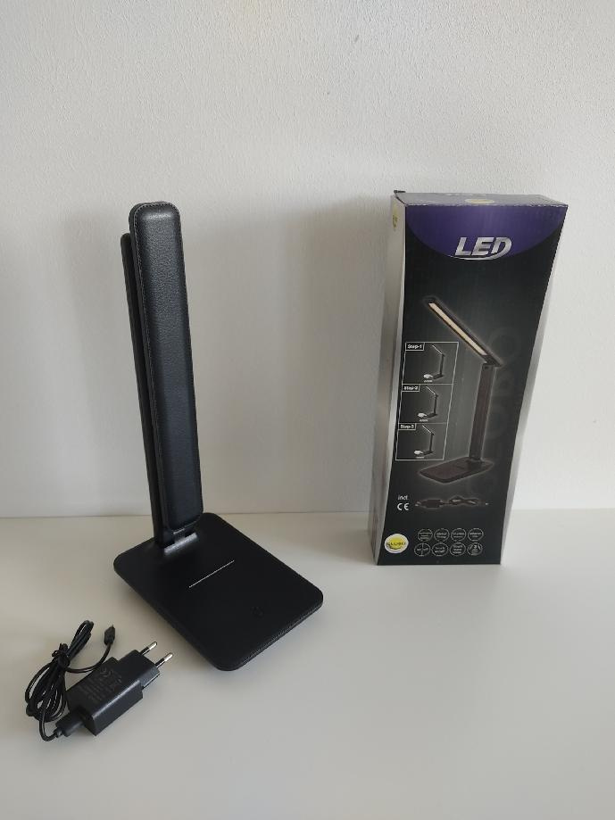 Stolní lampa LED GLOBO 58439 černá 2roky záruka - 9