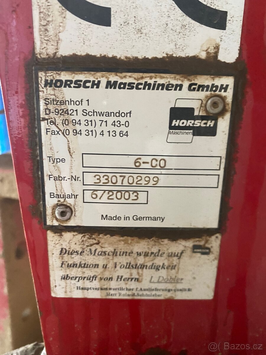 Sečka Horsch Concord CO 6 - 9