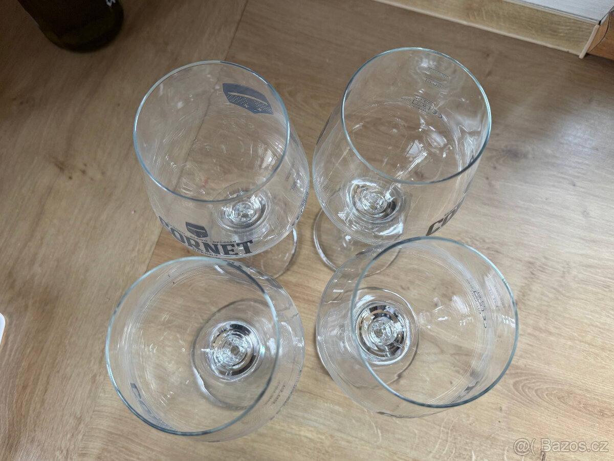 Pivní sklenice Cornet Belgian original - 4 kusy NOVÉ - 9