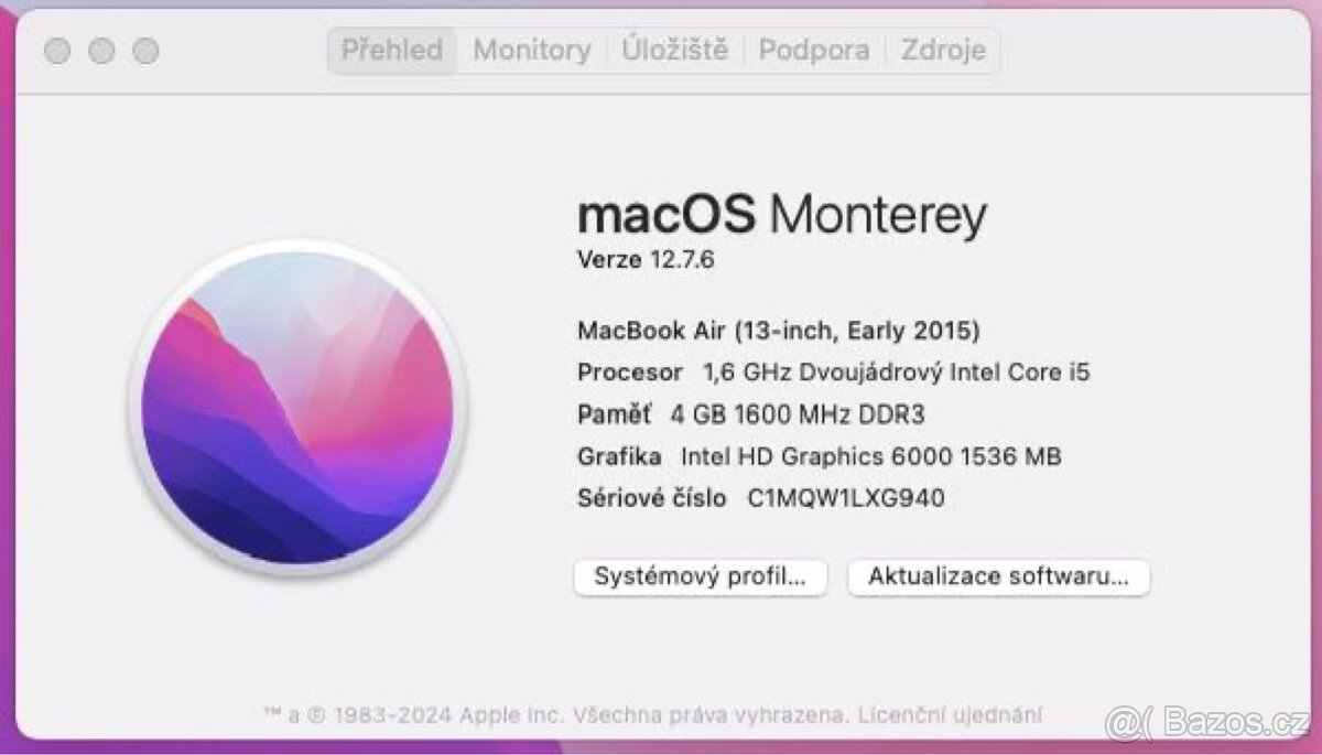 Apple Macbook Air 13,3”, 2015 - 9