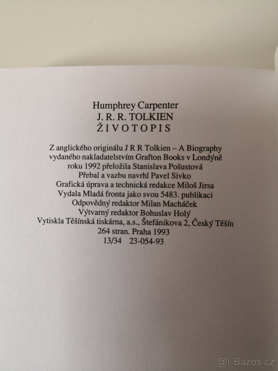 J.R.R. Tolkien 5 knih - 9