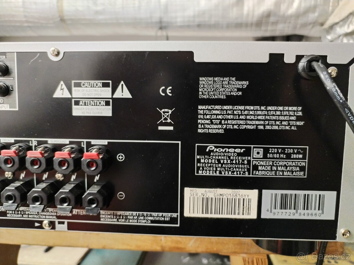 Pioneer VSX-417 - 9