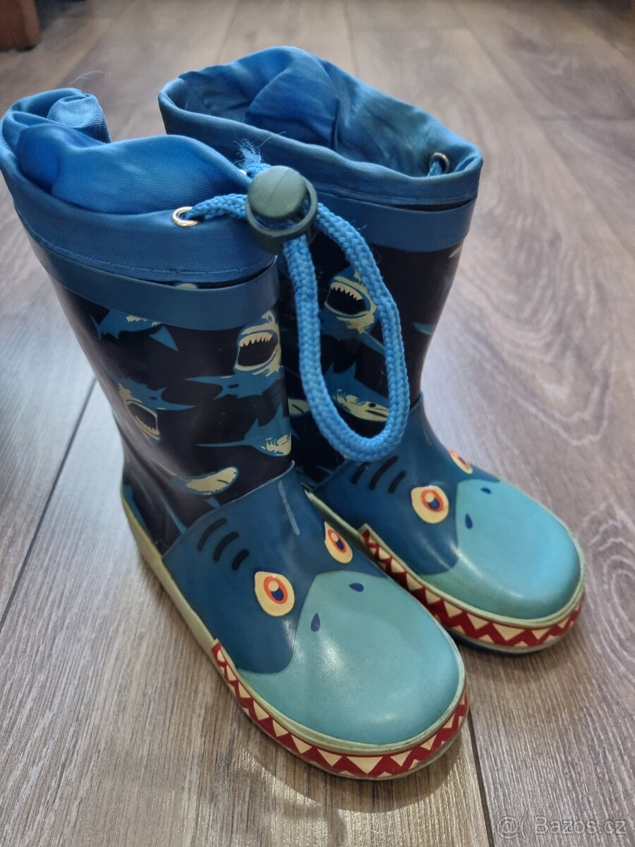 Dětské gumáky 3páry vel 25; 26/27 a 28/29 - 9