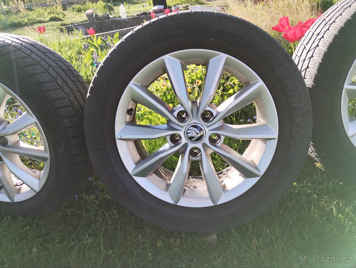 Originál ALU kola Škoda Octavia R16 - 9