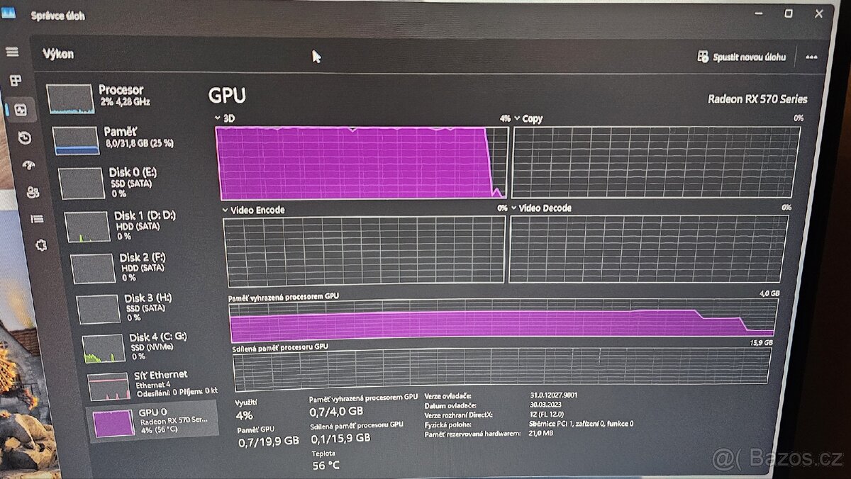 Sapphire RX 570 Nitro+ 4gb - 9