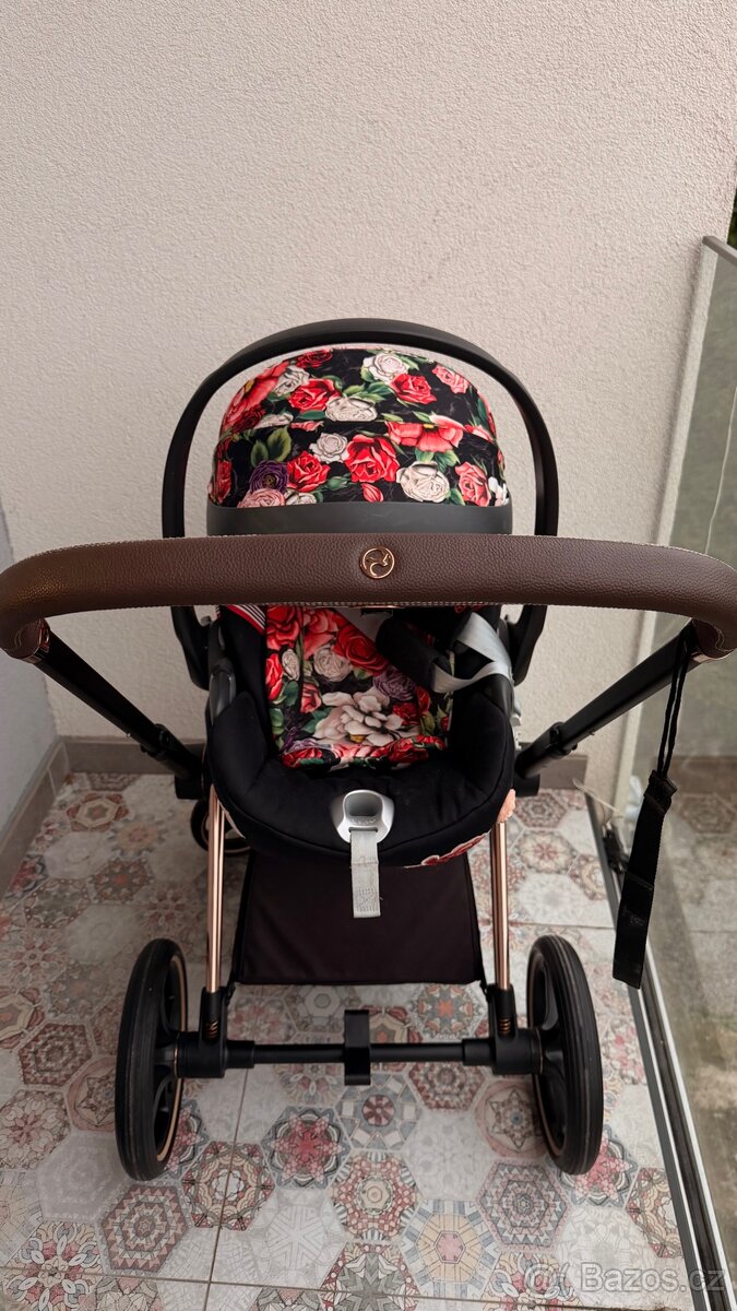 Kočárek Set 3v1 Cybex Priam Spring Blossom - 9
