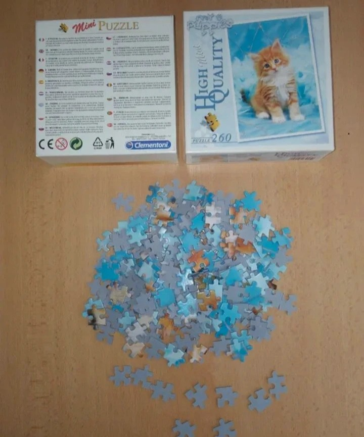 Puzzle koťátko - 9