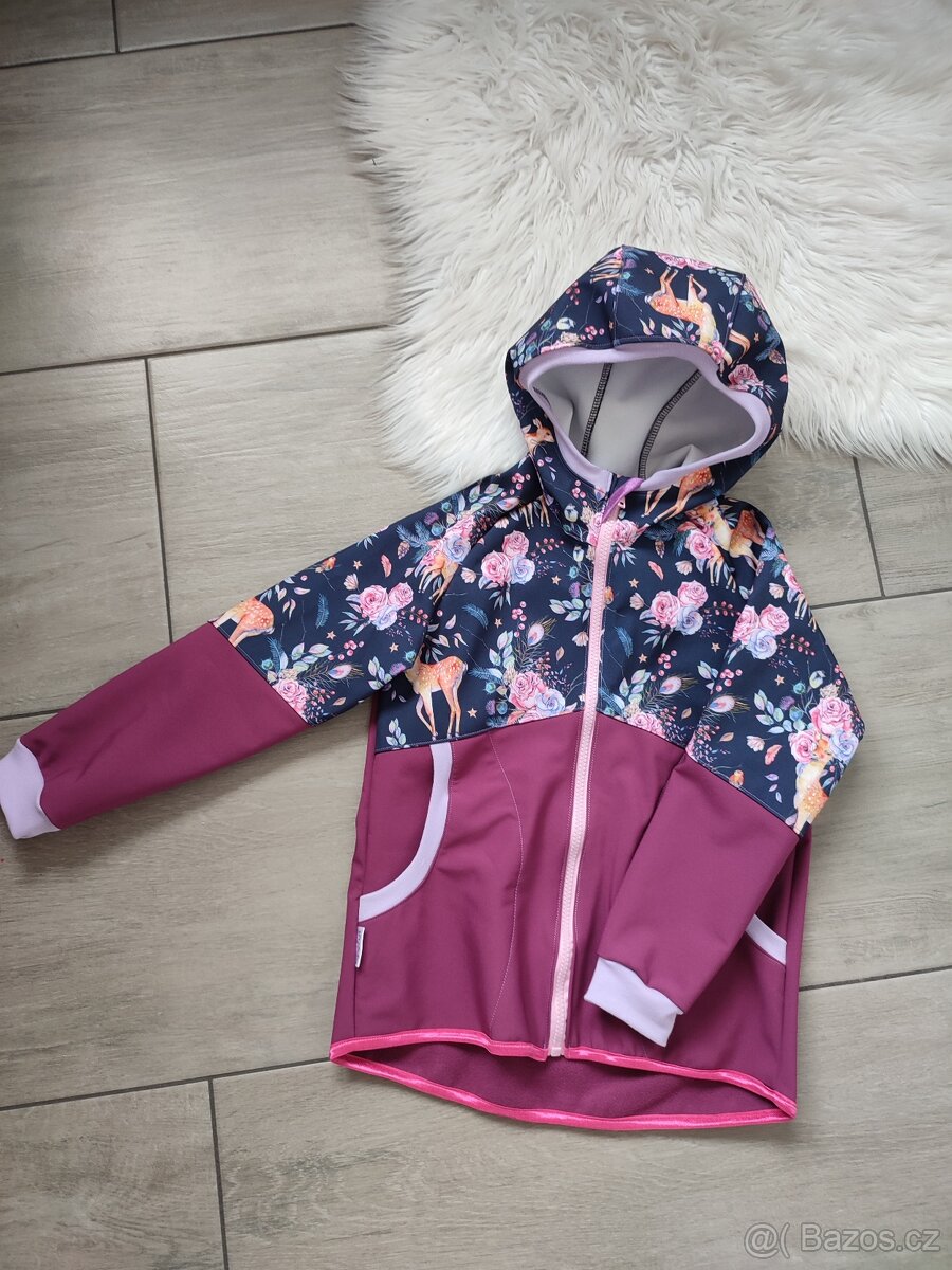 Dětský softshellový komplet srnečky vel.116 - 9