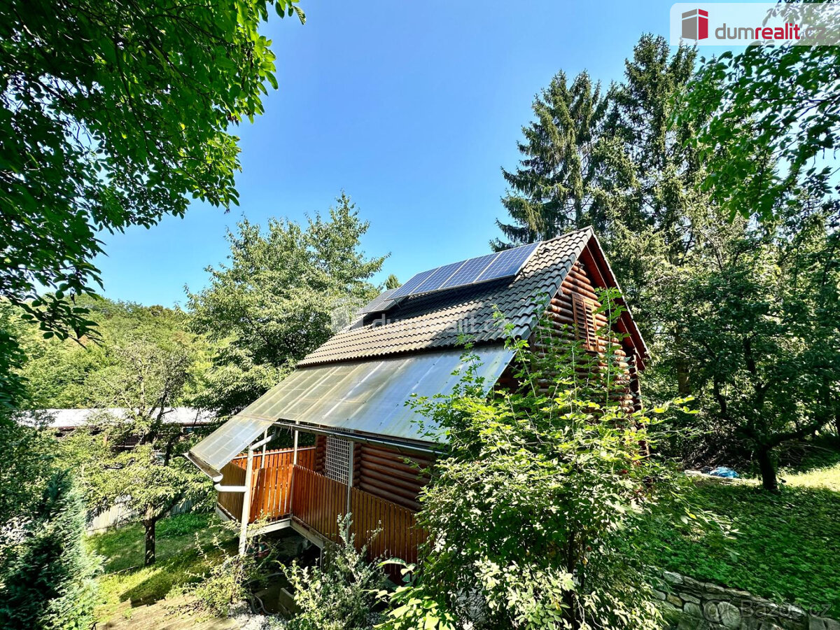 prodej srubové chaty, 50m2, s pozemkem 818m2, Slaný - 9