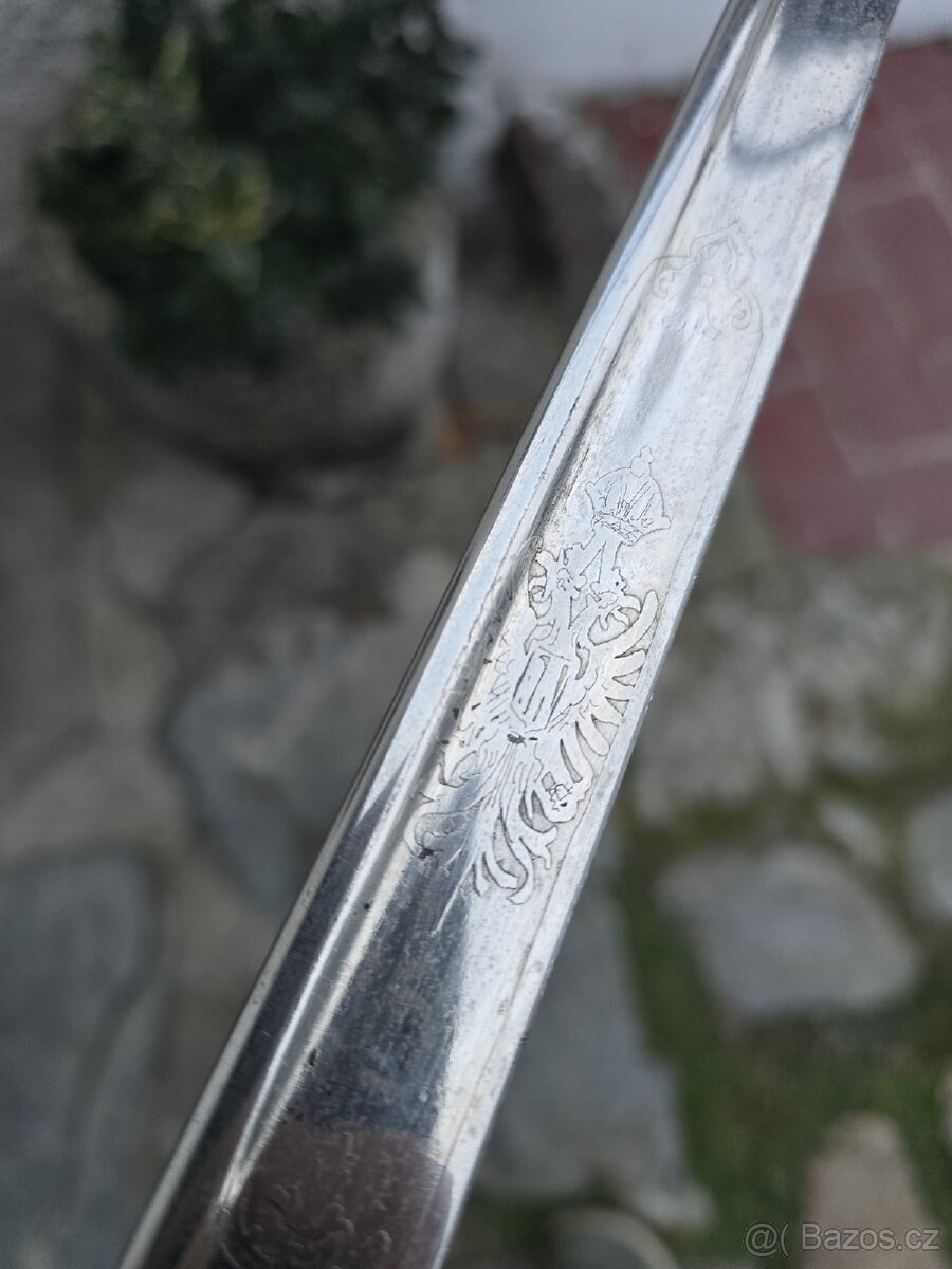 VZÁCNÁ NÁMOŘNÍ ŠAVLE RAKOUSKO UHERSKO VZOR 1850 - 9