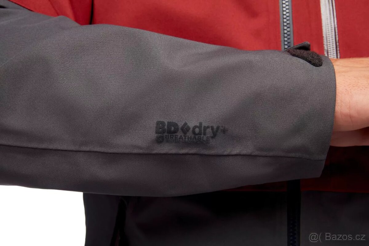 BLACK DIAMOND top lyžařská bunda BOUNDARY LINE MAPPED, nová - 9