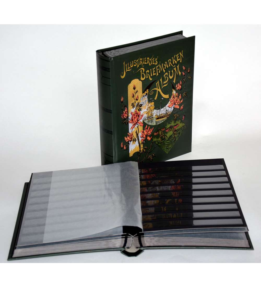 LUXUSNÍ ZÁSOBNÍKY NA ZNÁMKY A4 60str. SECESE - 9