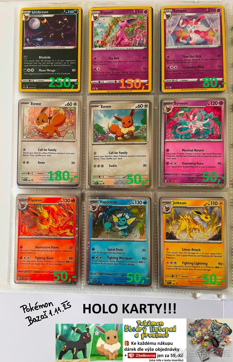KUSOVÉ KARTY TCG POKÉMON (ORIGINÁL KARTY) (3) - 9