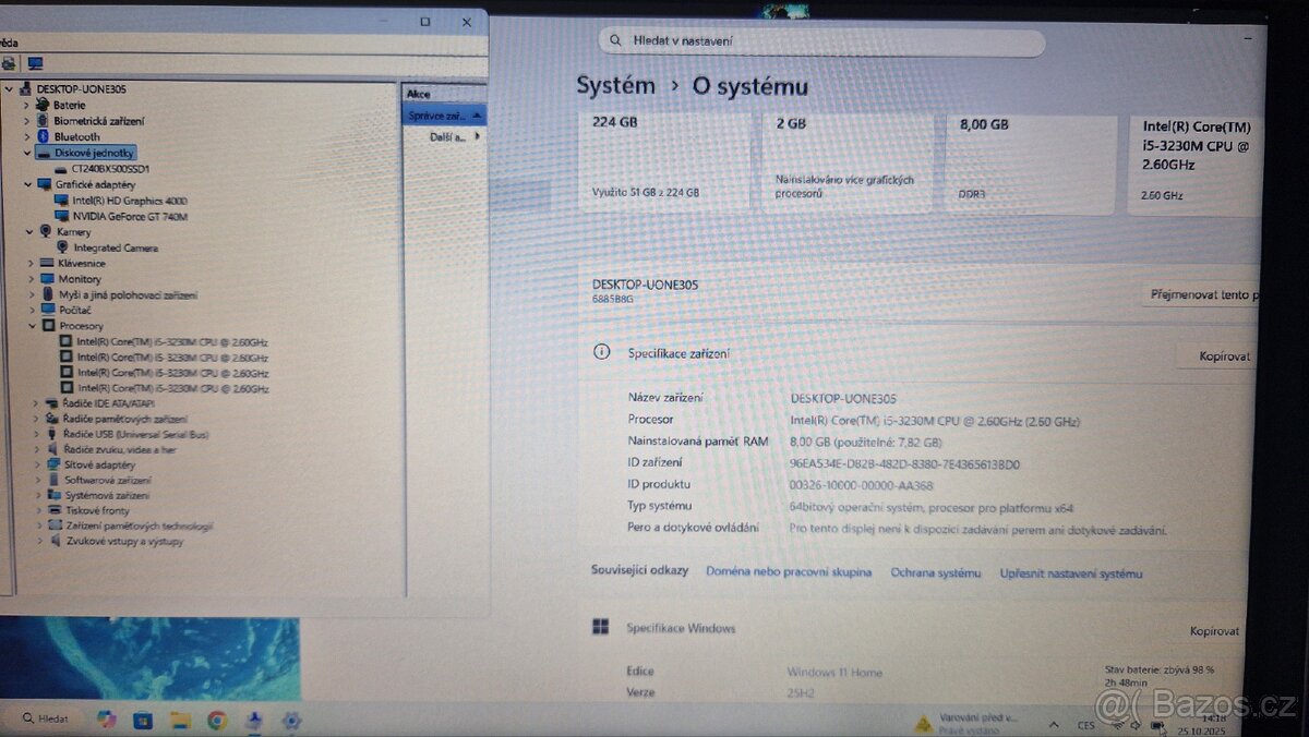 Lenovo ThinkPad E531, i5,8GB,240GB SSD, Win11 - 9