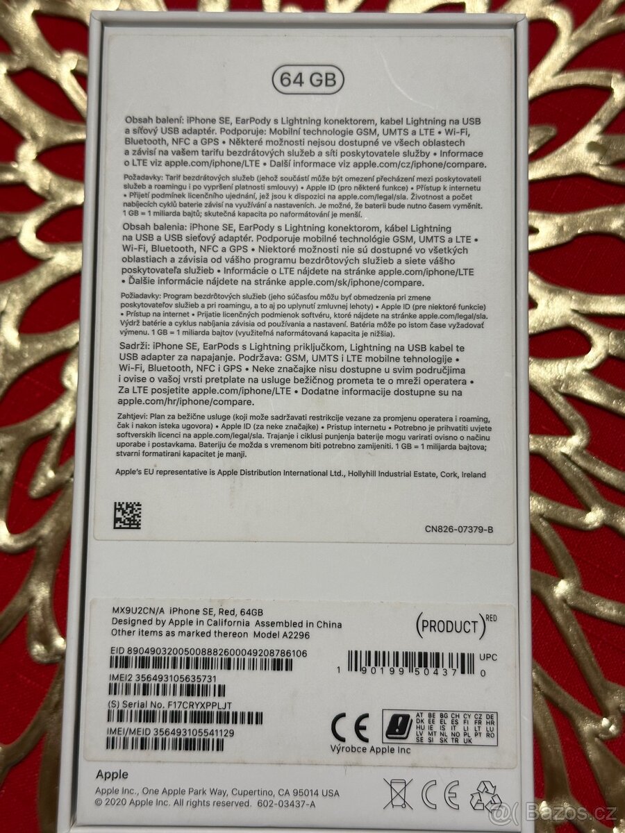 iPhone SE 2020 – Product Red – 64 GB - 9