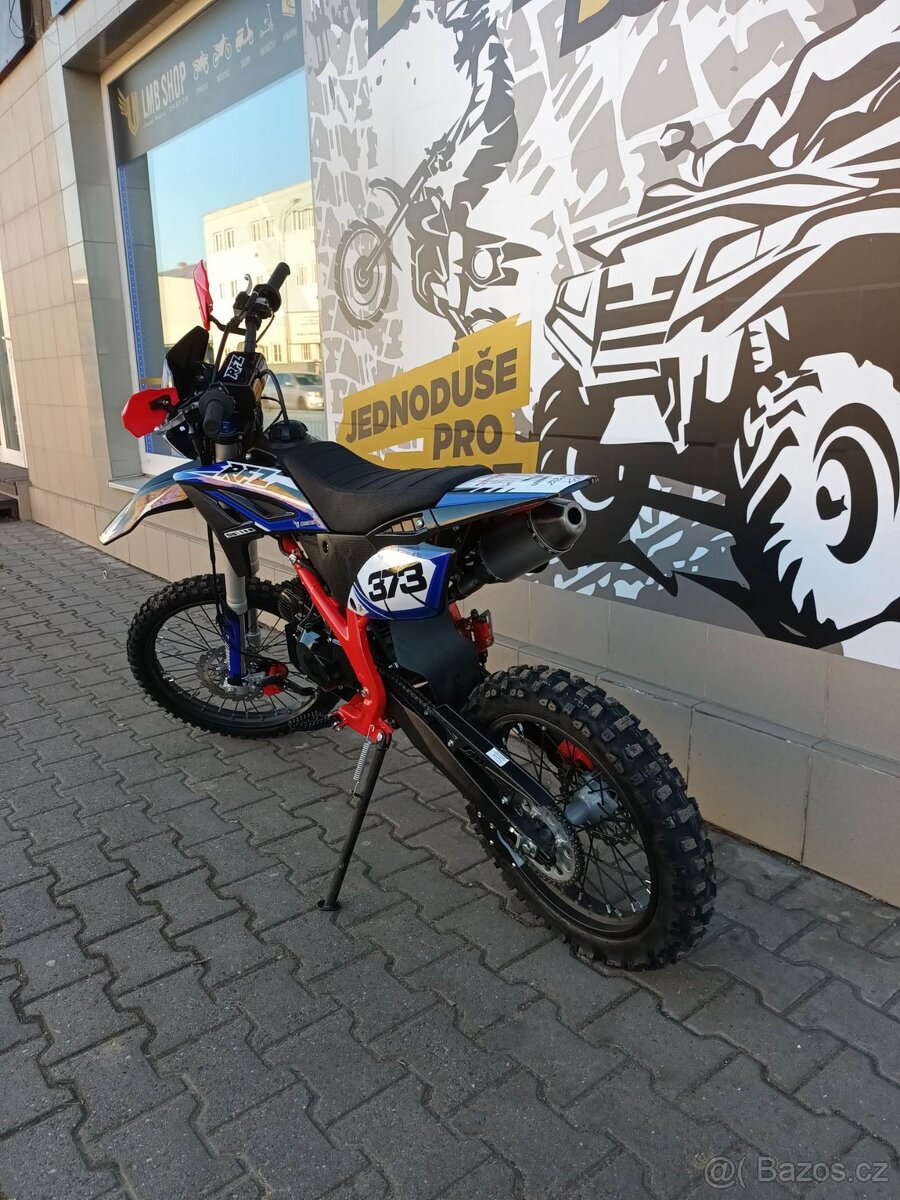 Pitbike Thunder 140cc 19x16 E-start červená - 9
