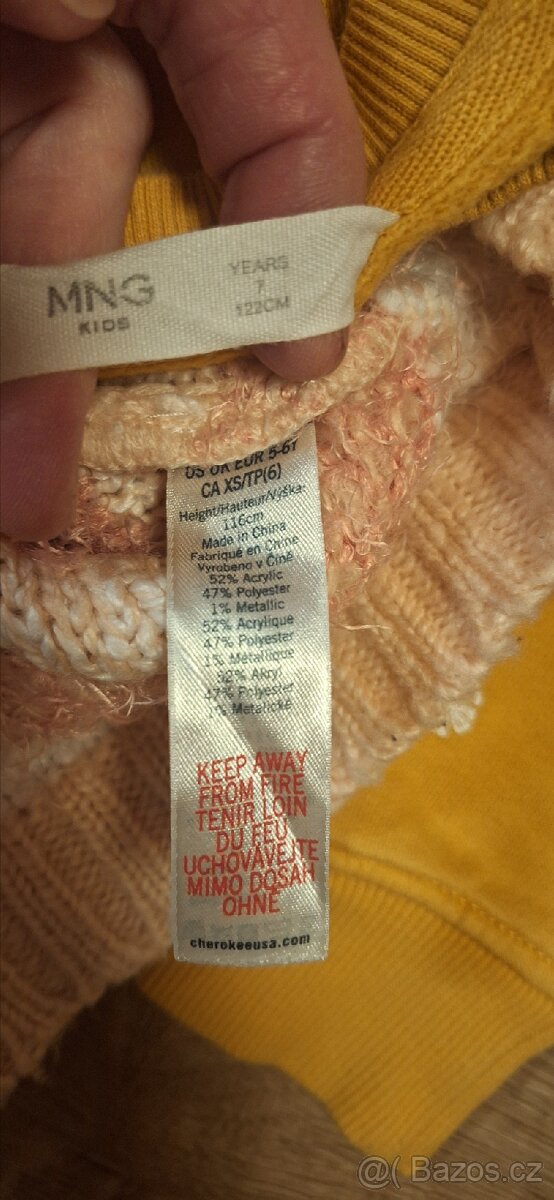 Dívčí mikiny,vel.122 - 9