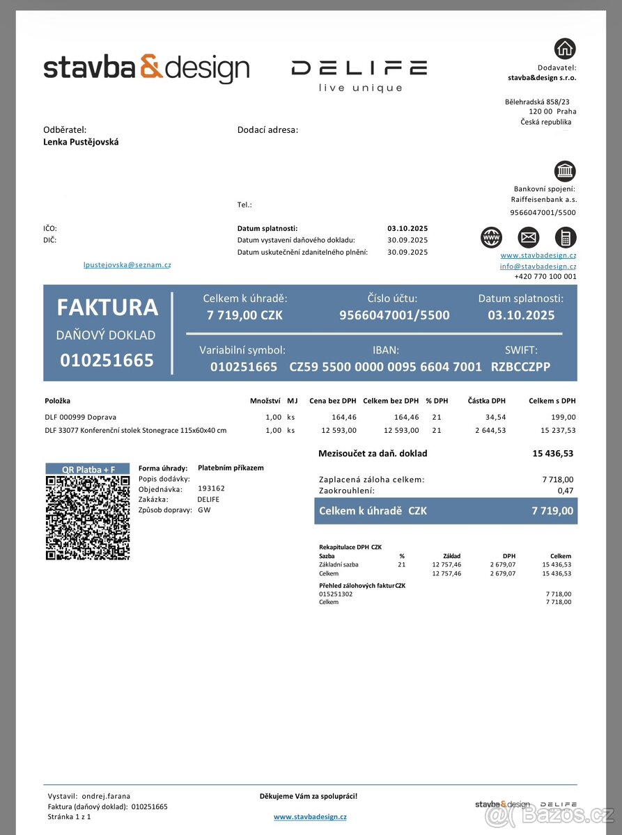 Konferenční stolek - 9