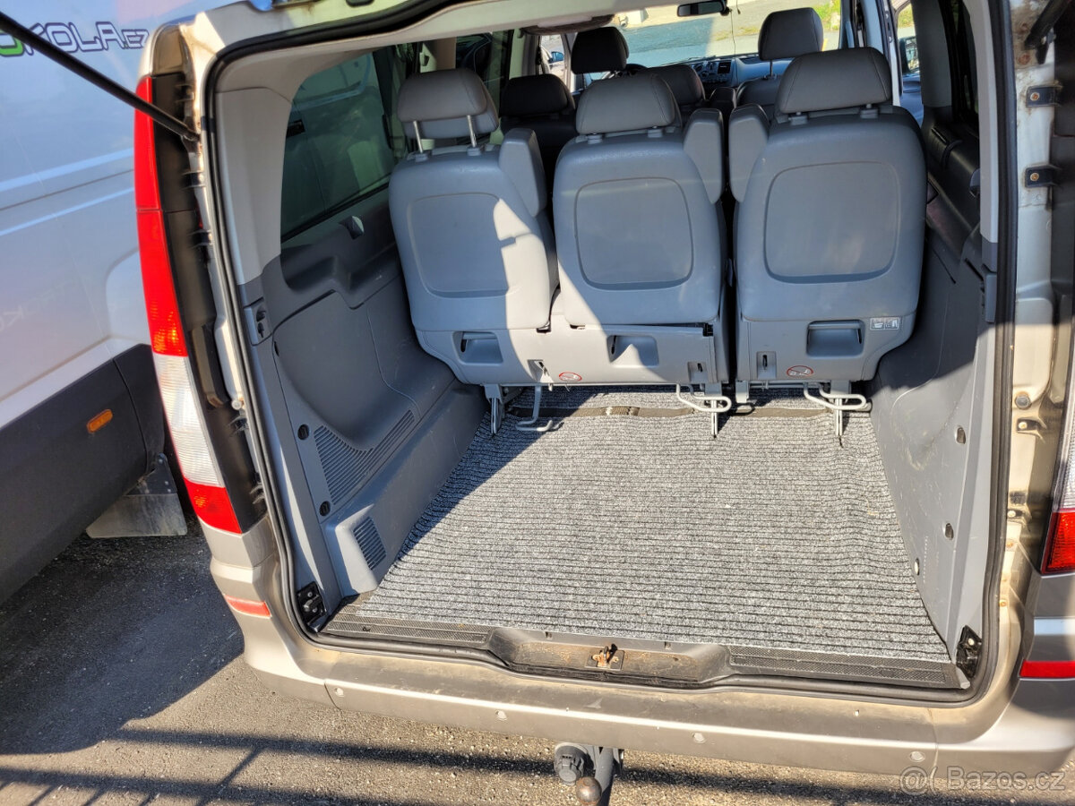 MERCEDES-BENZ VIANO V6 3.0CDi 150kW LONG 8míst automat - 9