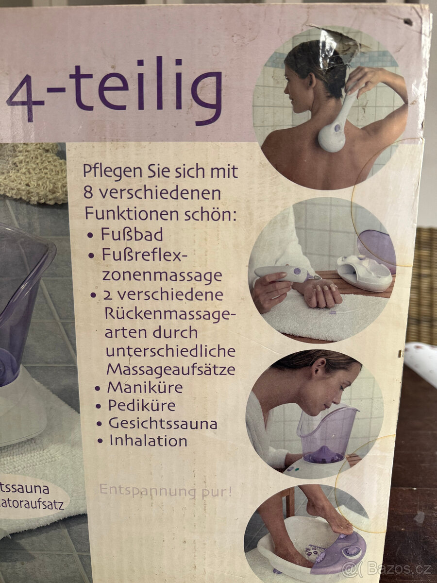 Masážní a inhalační set - 4 přístroje - nový SET - 9