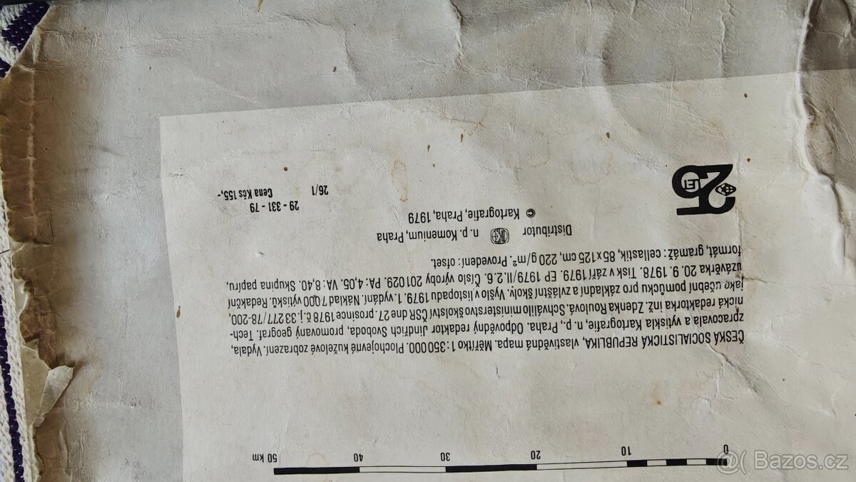 Mapa České socialistické republiky - 9