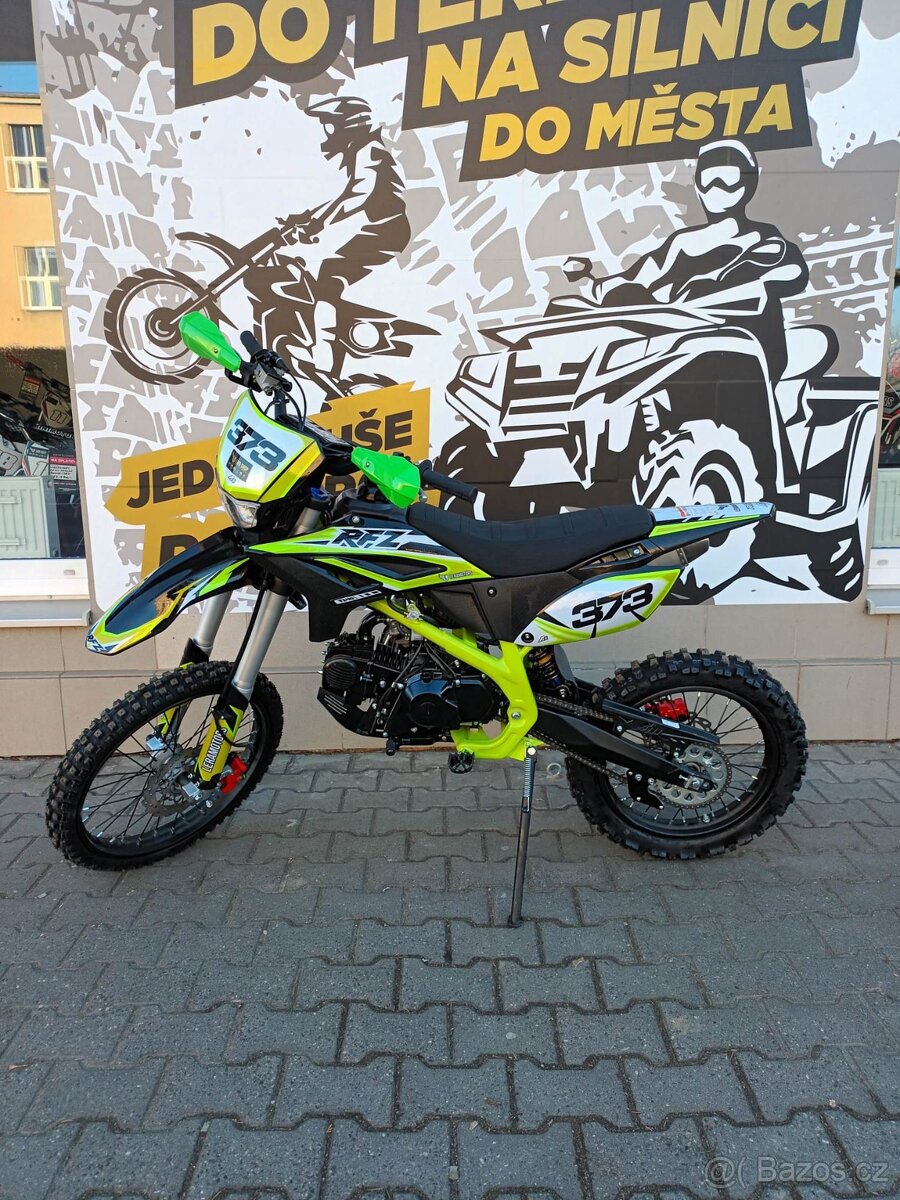 Pitbike Thunder 140cc 19x16 E-start zelená - 9