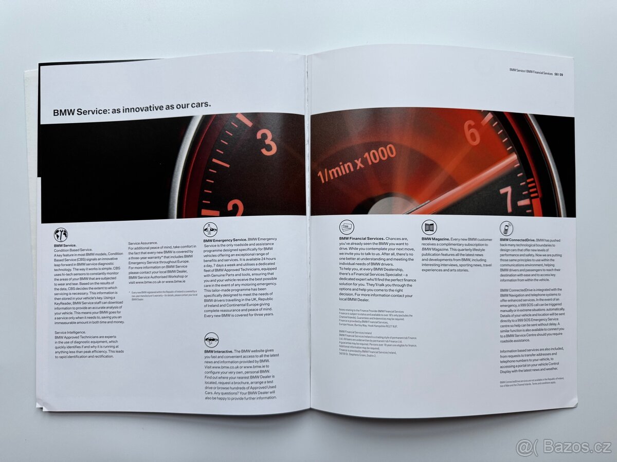 BMW M3 E92 prospekt - anglický prospekt - 9