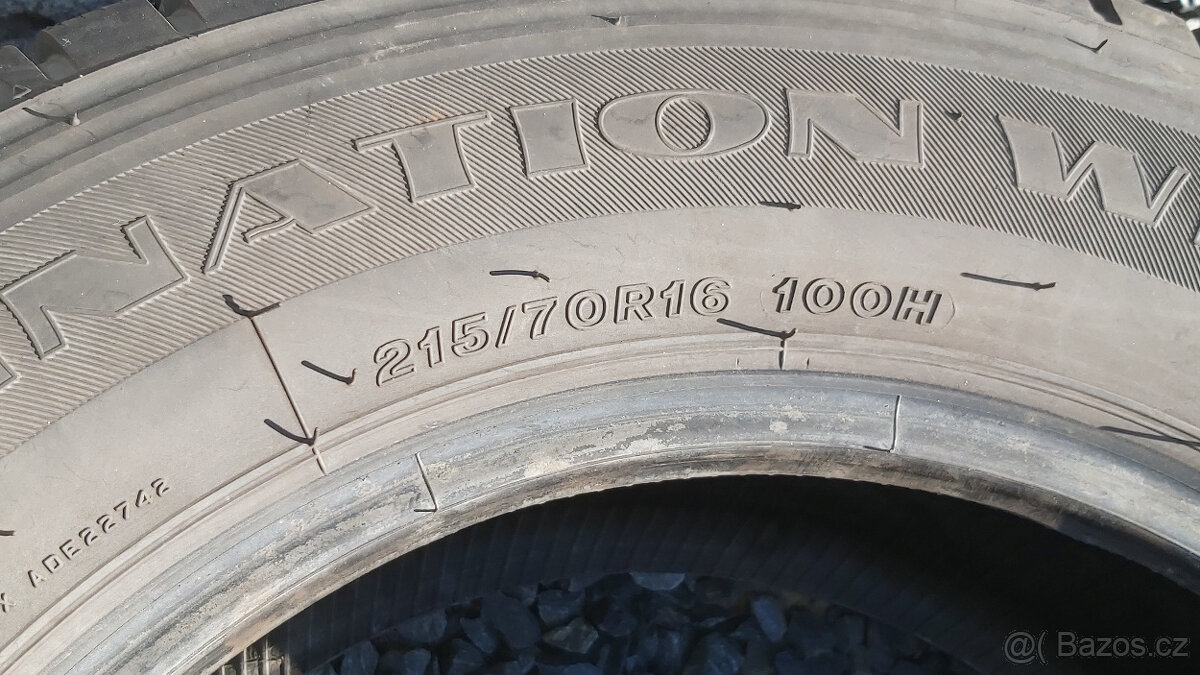 215/70R16 100H DESTINATION WINTER Firestone 3 kusy - 9