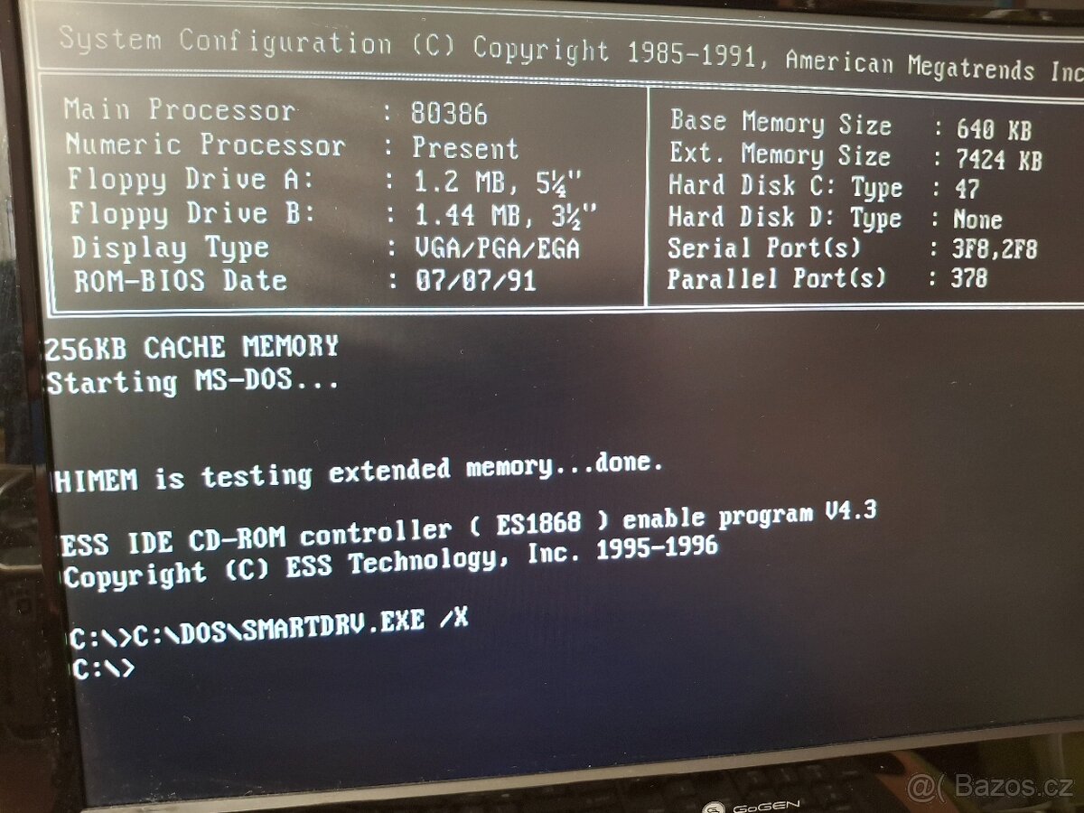 Retro počítač 386DX/40 - 9