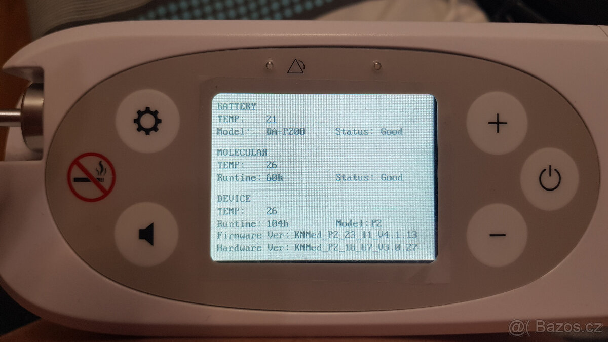 Kyslíkový koncentrátor KINGON P2 5L / 2kg - 9