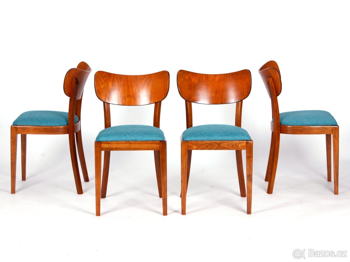 Přečalouněné jídelní židle TON, 4 kusy. - 9