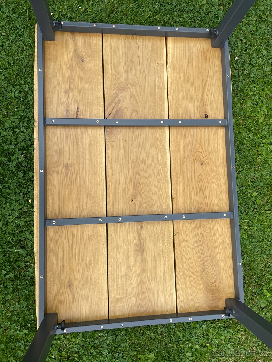 Zahradní stůl z dubového masívu - 9