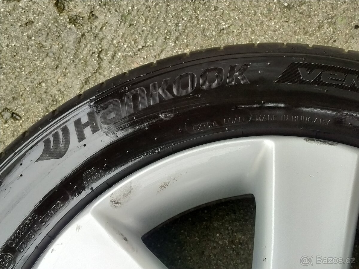 Alu kola VW Touran 6,5J x 16, 5x112, ET 50, Letní pneu - 9