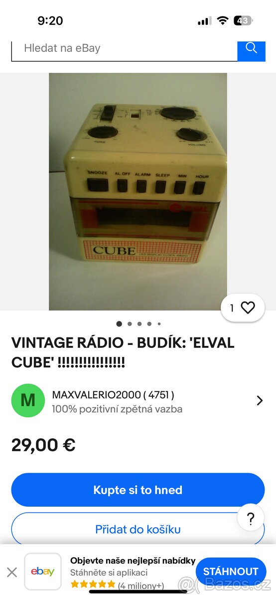Retro rádio / budík - 9