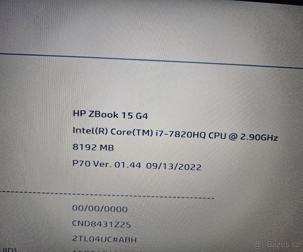 HP Zbook 15 G4 i7-7820HQ - 9