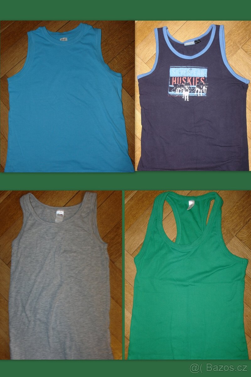 ++ 32x chlapecké tričko, tílko vel.134-164 - levně prodám ++ - 9