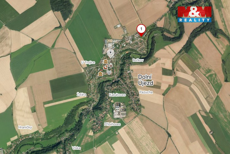 Prodej pozemku k bydlení v Dolním Újezdě - 9