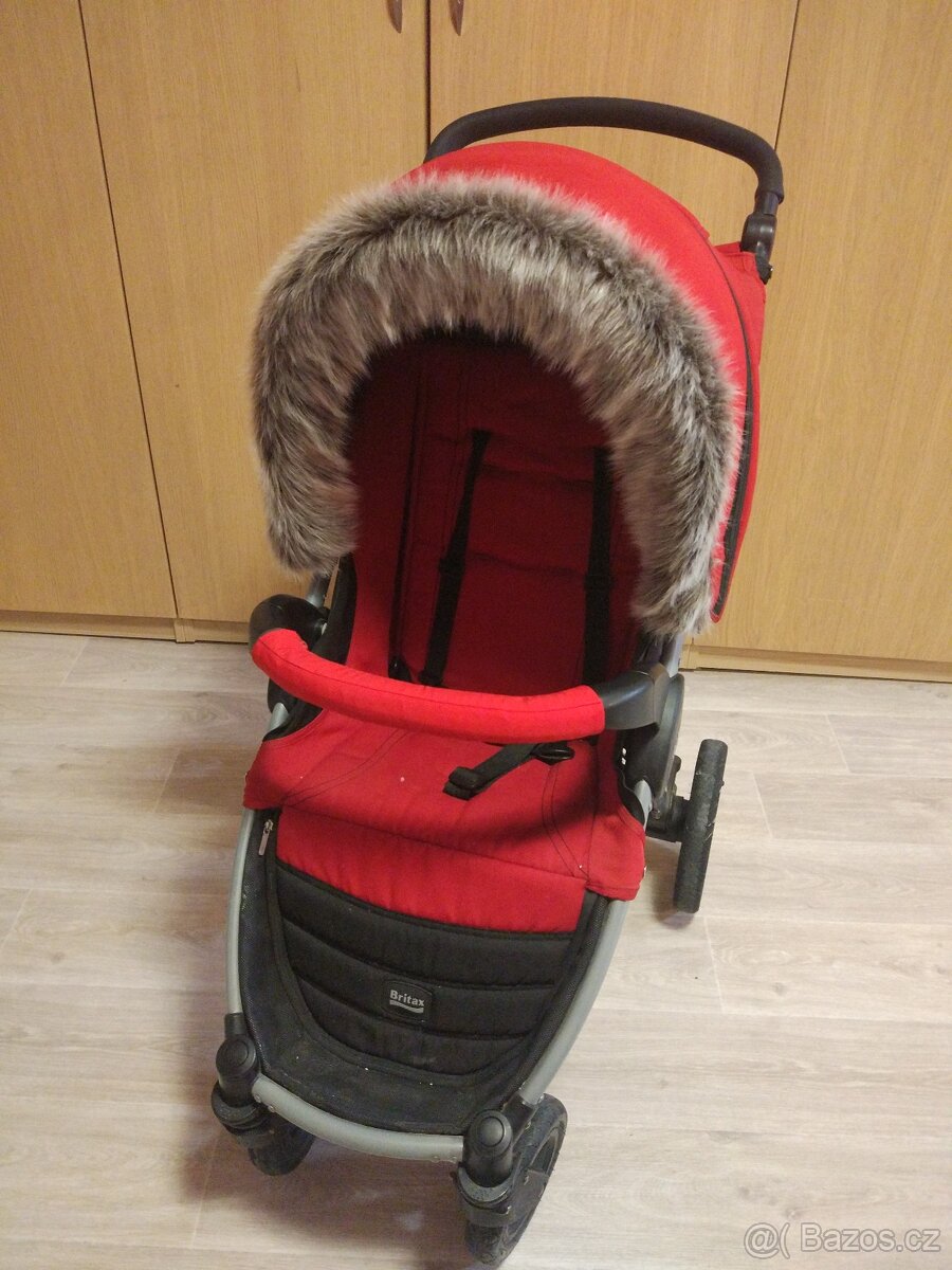 Kožešinový lem na stříšku mix barev - 9