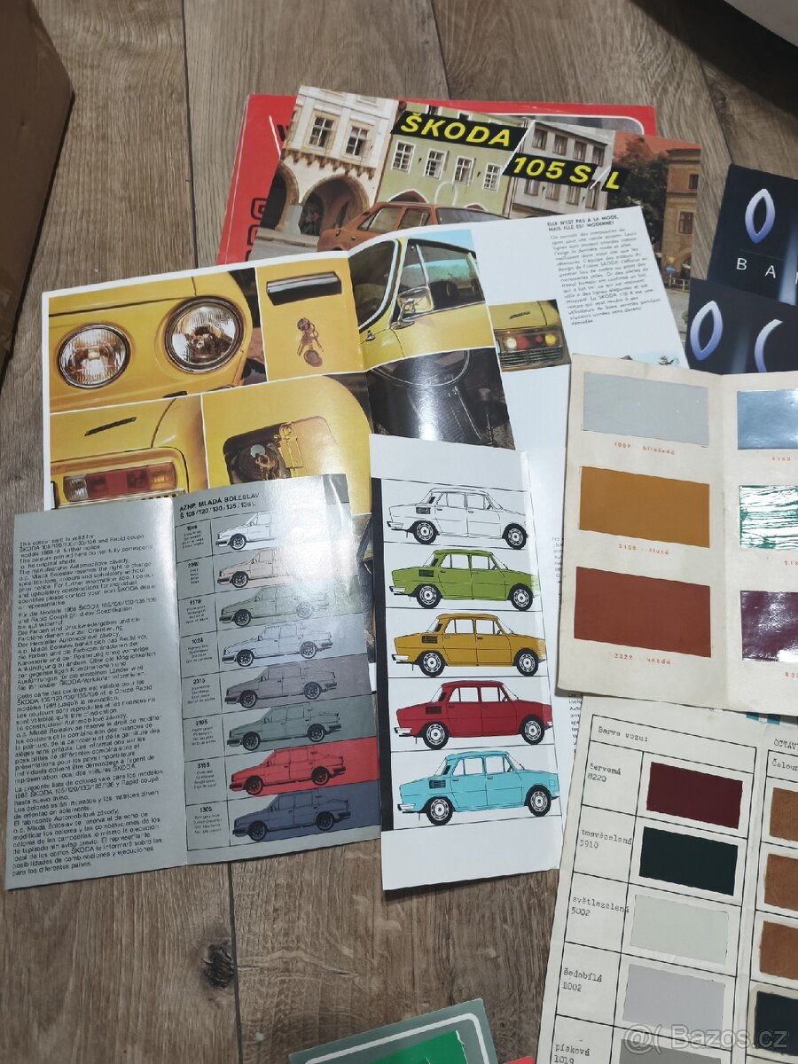 Vzorníky barev a čalounění originál - 9