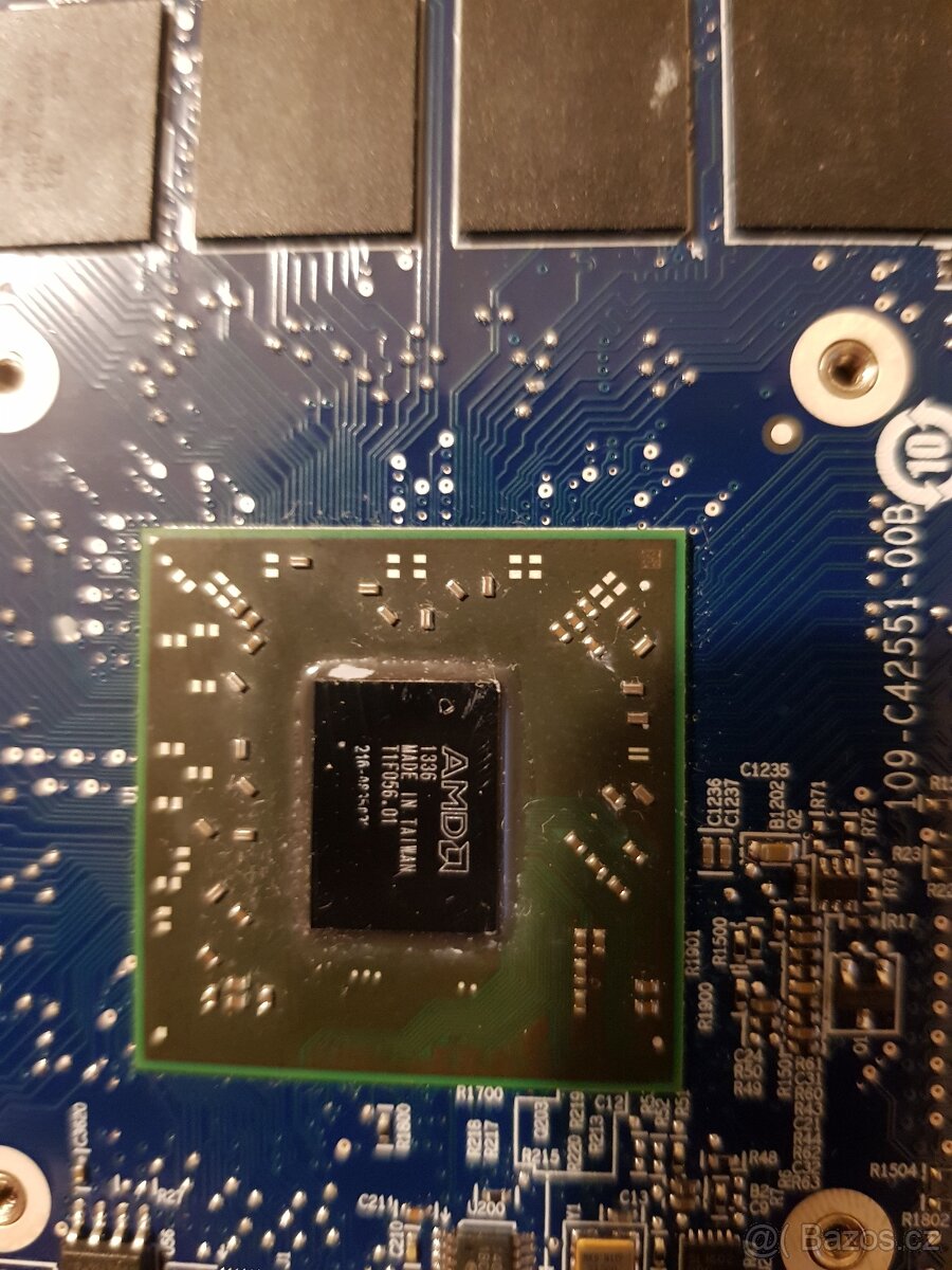 Nefunkční karty z ntb Dell AMD Firepr 6970M,Firepro m6600 - 9