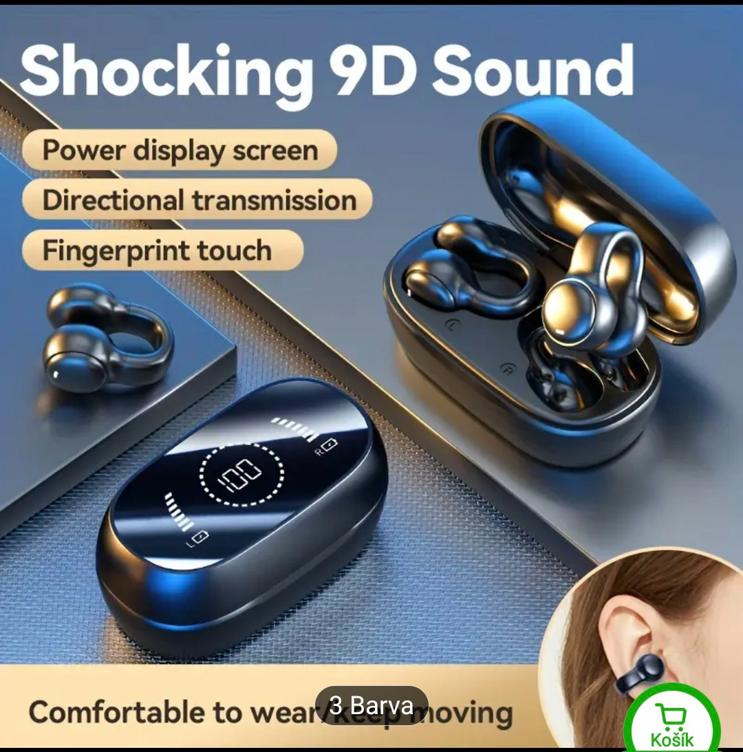 Bezdrátova sluchátka, nová. - 9