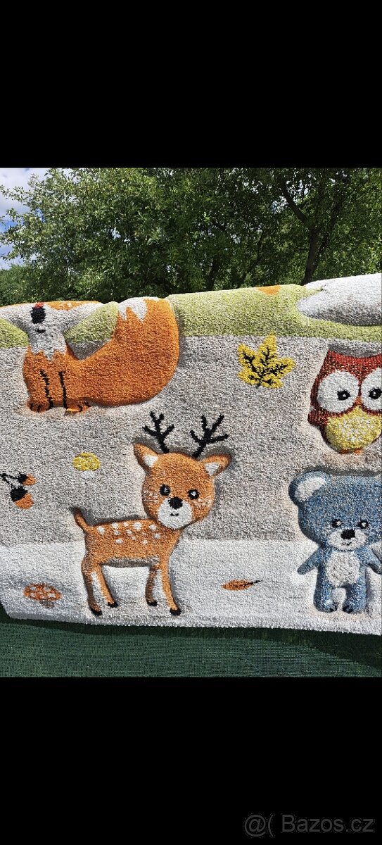 Koberec dětsky "zvířata" - 9