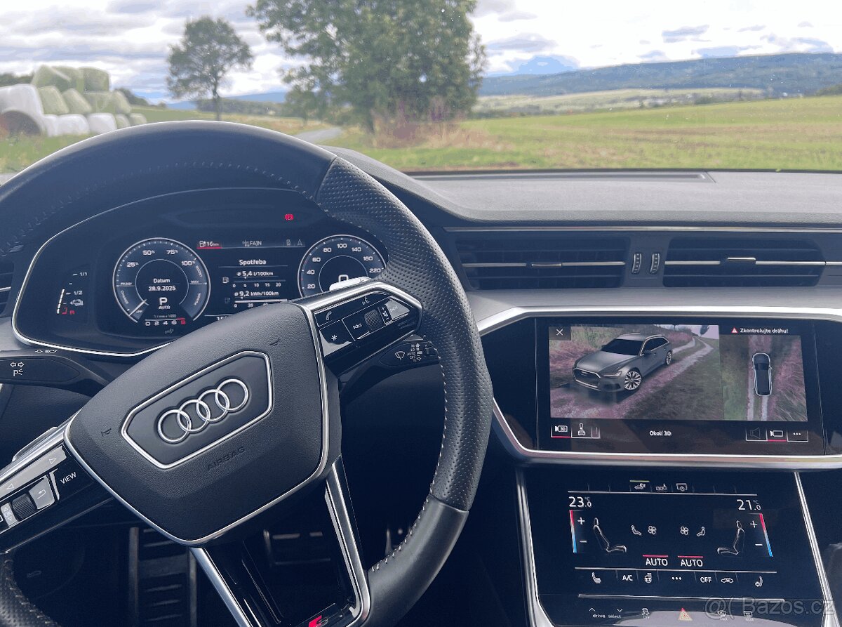 AUDI A6 Avant 55 TFSI e, S line, 360 kamery, kůže, tažné - 9