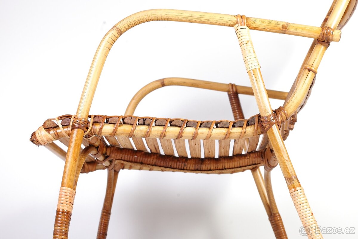 Ratanové Křeslo ULUV Restaurováno - 9