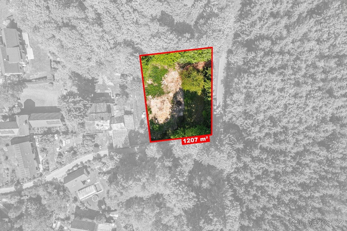 Prodej stavebního pozemku 1207 m² Turnov - Mašov - 9