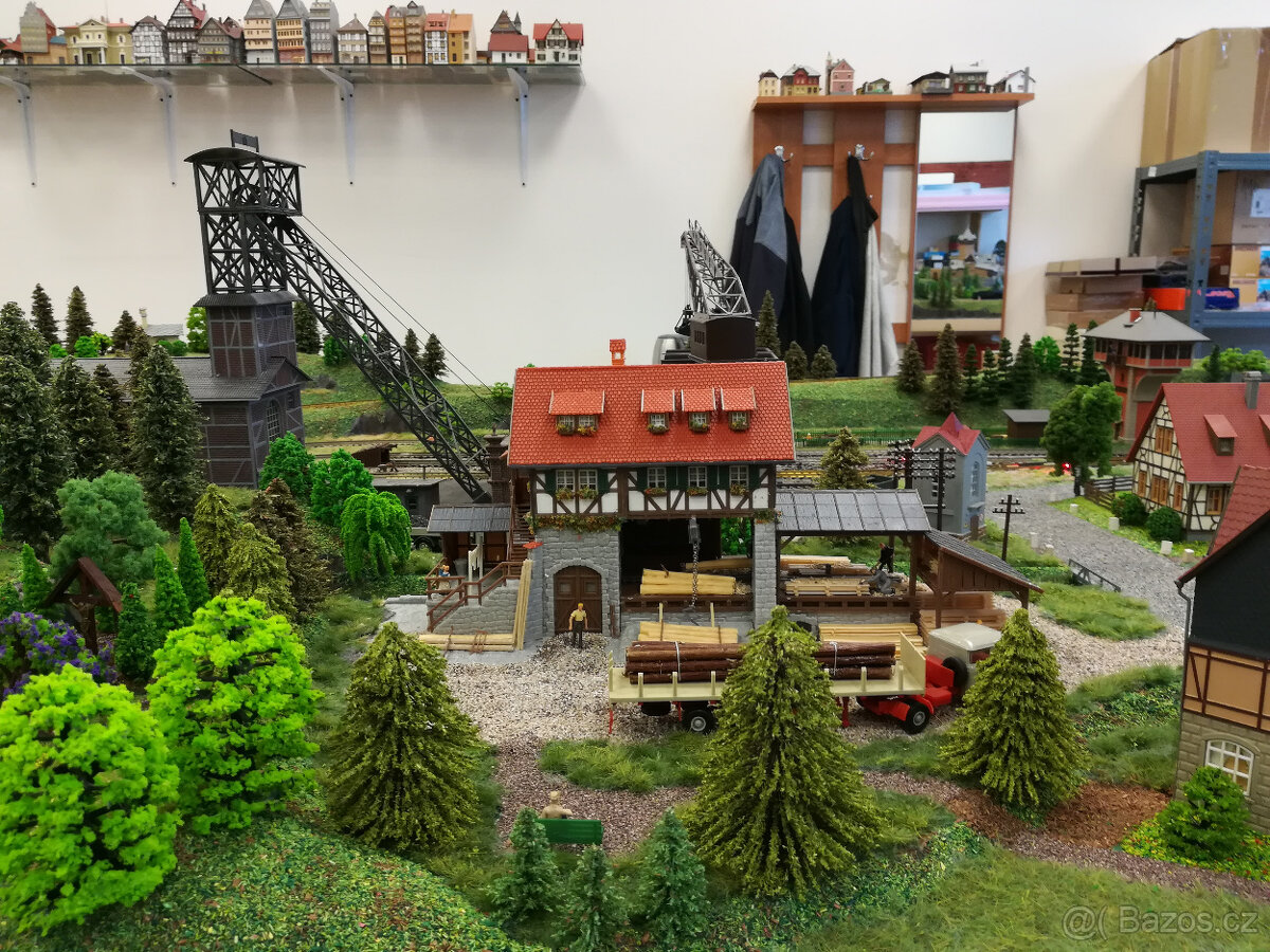 Kolejiště H0 380 x 240 cm - 9