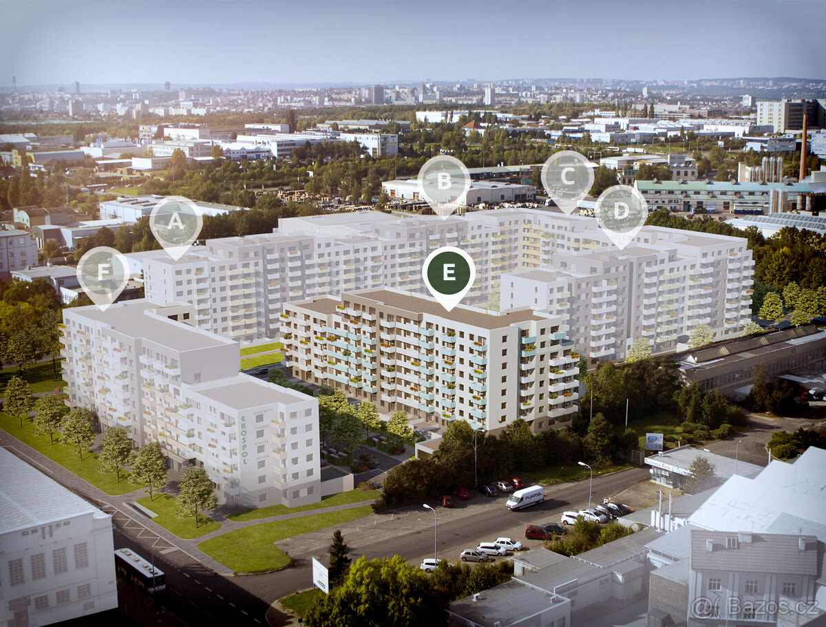 Pronájem, byt 2+kk, 42 m, U továren, Praha - Hostivař, Česko - 9