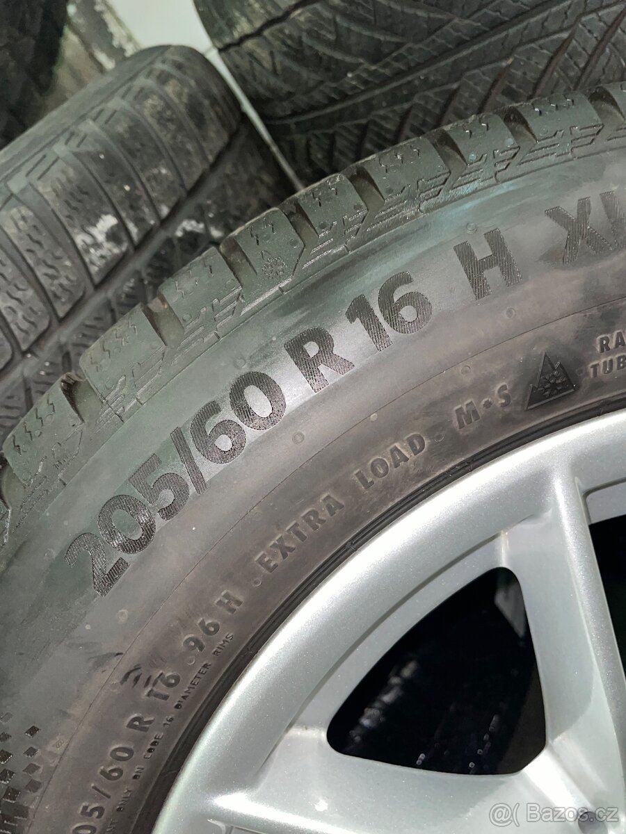 5x112 R16 6,5J ET22 BMW 3 + 205/60 R16 zimné (2023) - 9